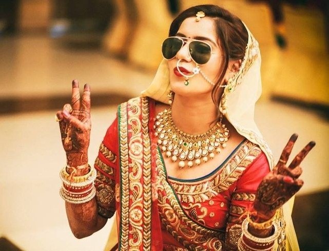 The Indian Bride With Her Swag!