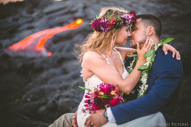 Wedding Photoshoot on an Active Volcano - Breathtaking !!