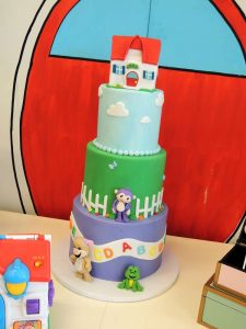 Cartoon Theme Birthday Party Cake
