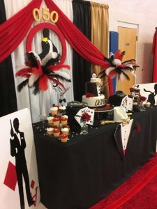James Bond Theme Birthday Party Decoration 4