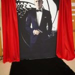 James Bond Theme Birthday Party Photo Backdrop
