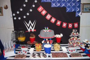 WWE Theme Birthday Party Cake 2