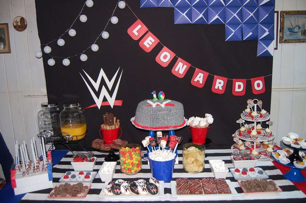 WWE Theme Birthday Party