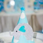 Blue Elephant Theme Birthday Party Decoration 2