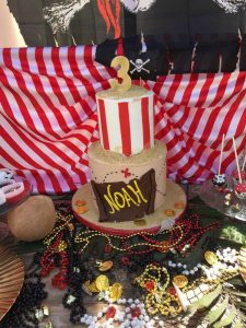 Pirate Theme Birthday Party Cake
