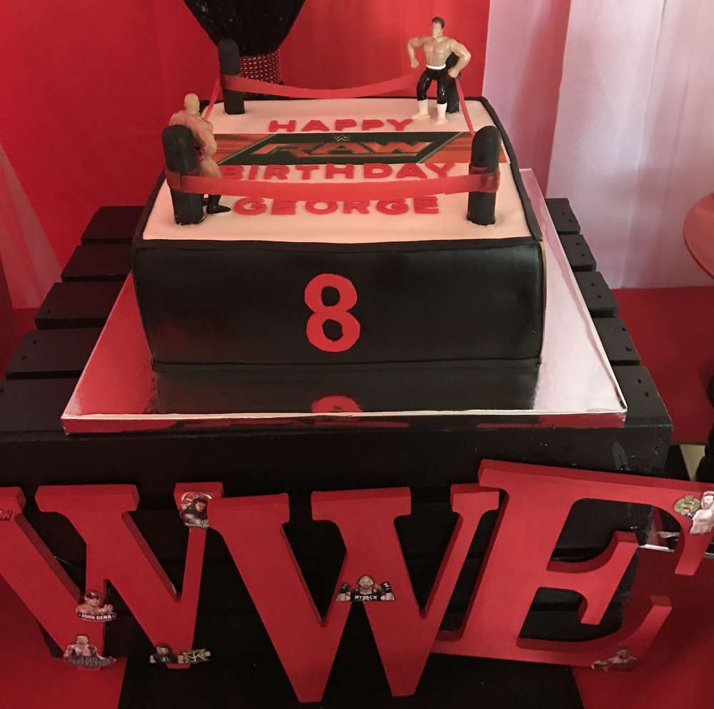 8 Year Old's WWE Theme Birthday Party