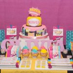 Barbie Theme Birthday Party Cake