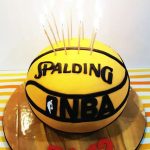 Basketball Theme Birthday Party Cake 1