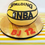 Basketball Theme Birthday Party Cake 2