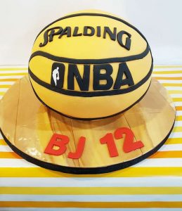 Basketball Theme Birthday Party Cake 2