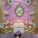 Royal Minnie Mouse Theme Birthday Party Decoration 2