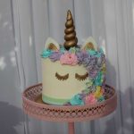 Unicorn Theme Birthday Party Cake