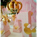 Gold Princess Theme Birthday Party Decoration 4