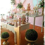 Gold Princess Theme Birthday Party Decortion 6