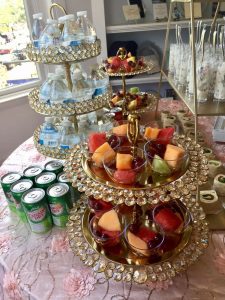 Pretty Posh Gold Theme Cocktail Party Food 6