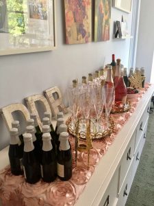 Pretty Posh Gold Theme Cocktail Party Food 8