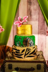 Rainforest Theme Birthday Party Cake 1