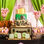Rainforest Theme Birthday Party Cake