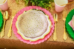 Rainforest Theme Birthday Party Dinning Table