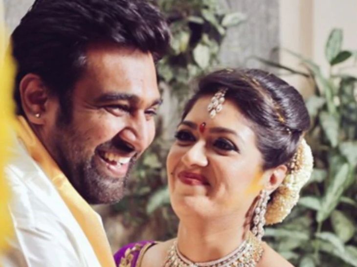 Kannada Actor Chiranjeevi Sarja and Meghana Raj’s Wedding Reception at White Petals in Palace Grounds, Bengaluru.