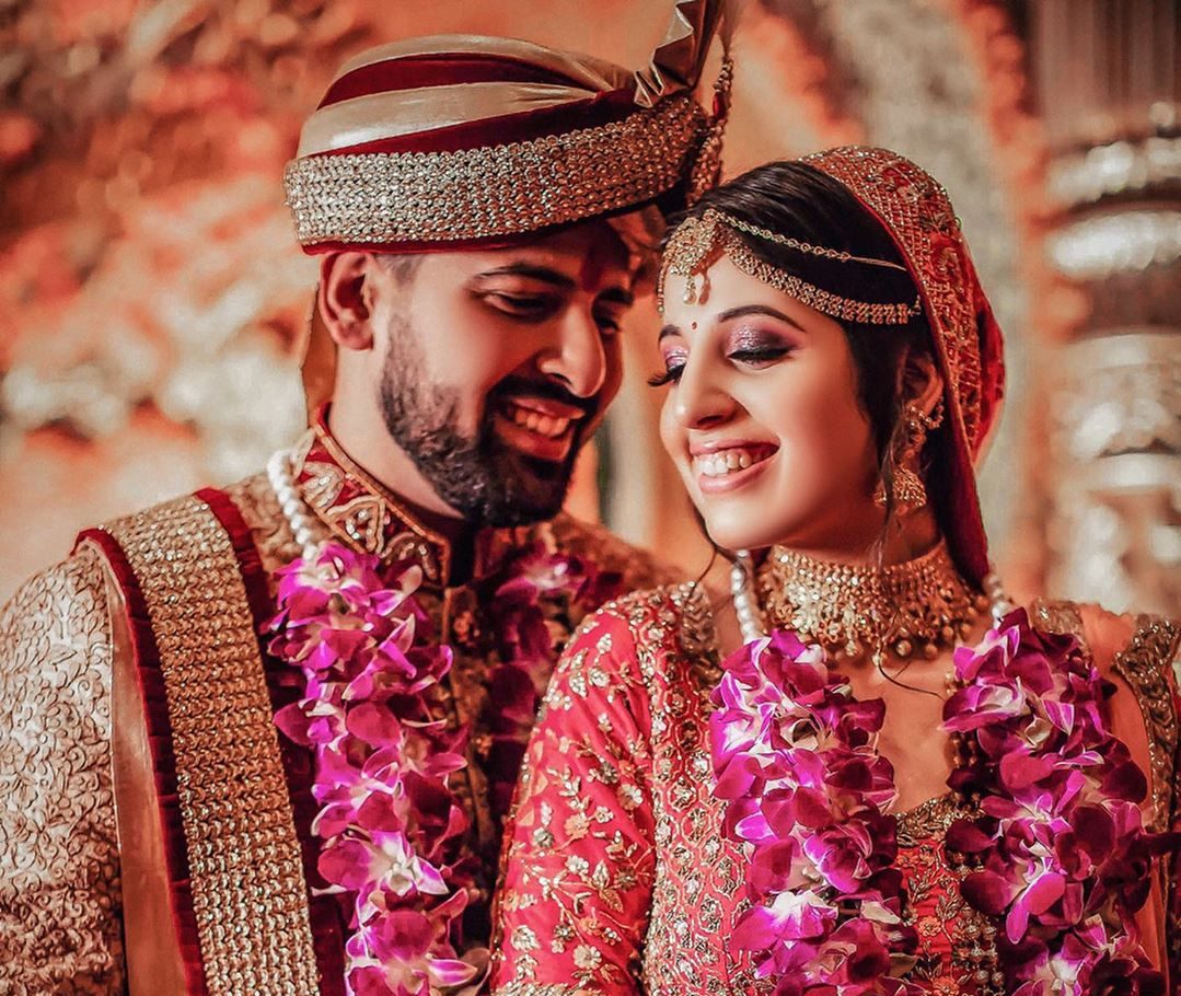This Bride Wore a Beautiful Red Bridal Lehenga With Customized Latkans For Her Punjabi Wedding