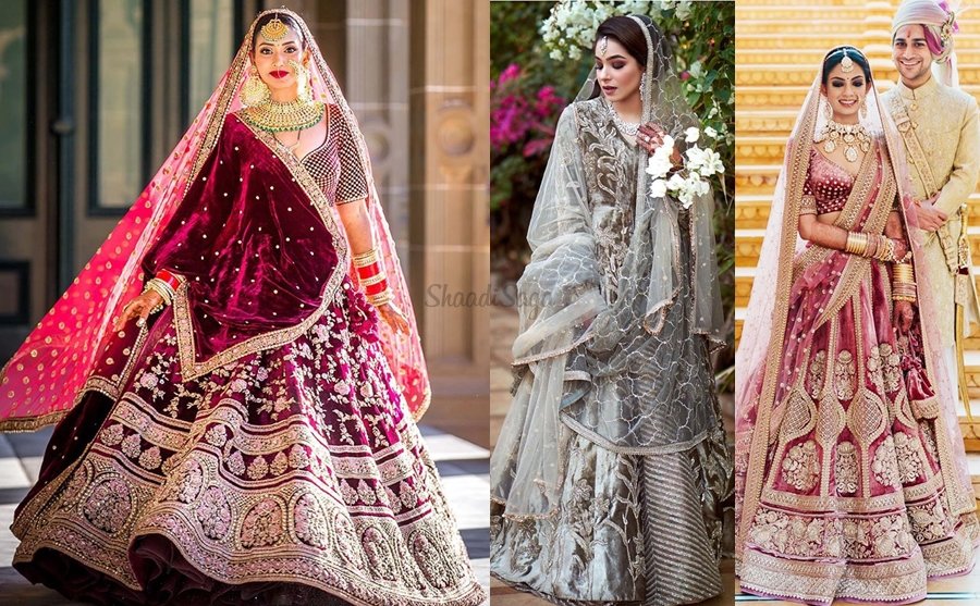 20+ Beautiful and Latest Velvet Lehenga Designs For Every Indian Bride
