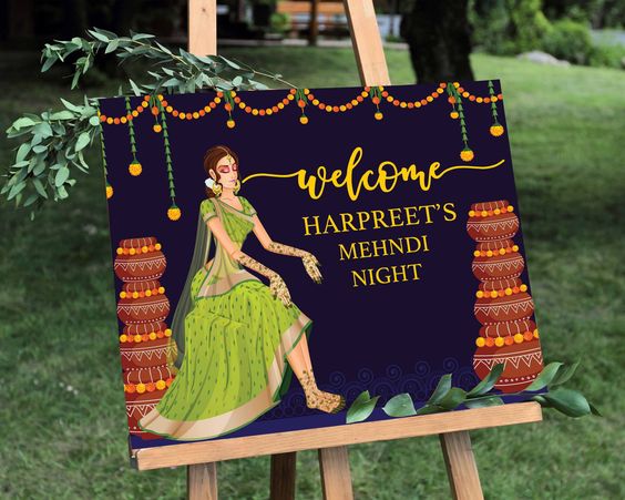 Mehendi, sangeet and haldi decoration ideas at home