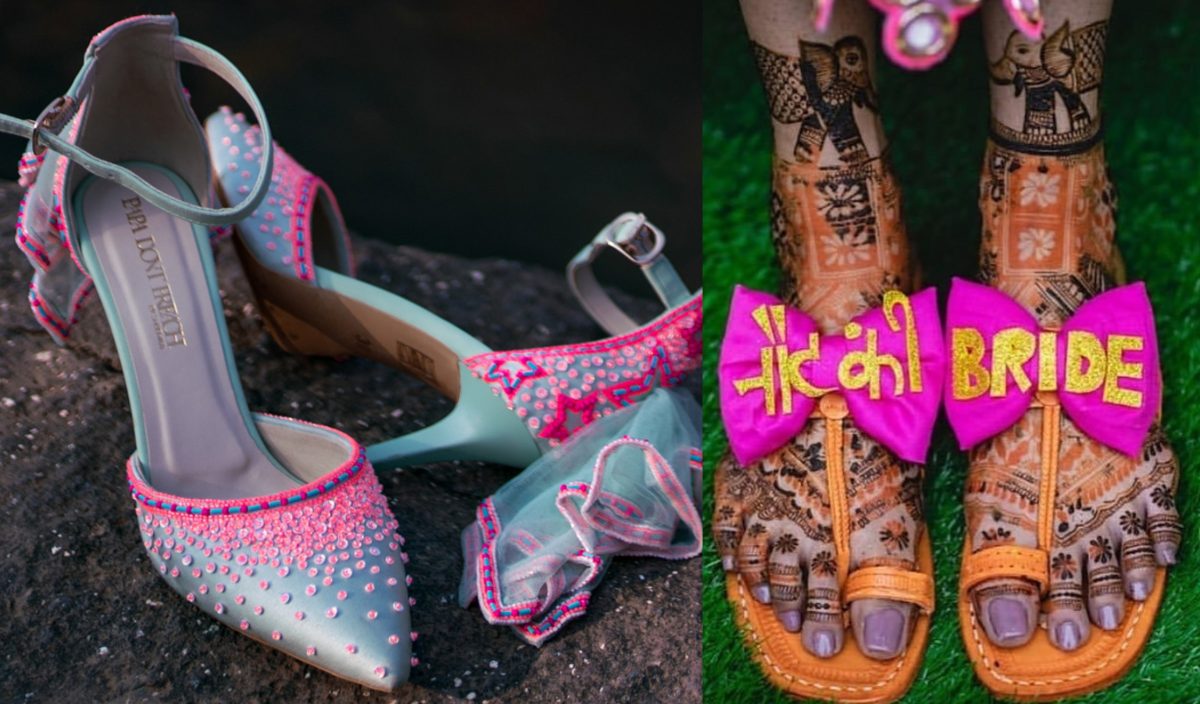15+ New and Unique Bridal Shoe Designs for Pre-wedding functions 2021