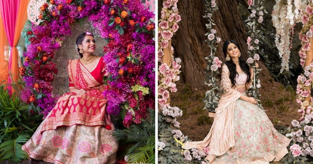 15+ Jhoola Decor Ideas For Indian Wedding- Haldi Ceremony