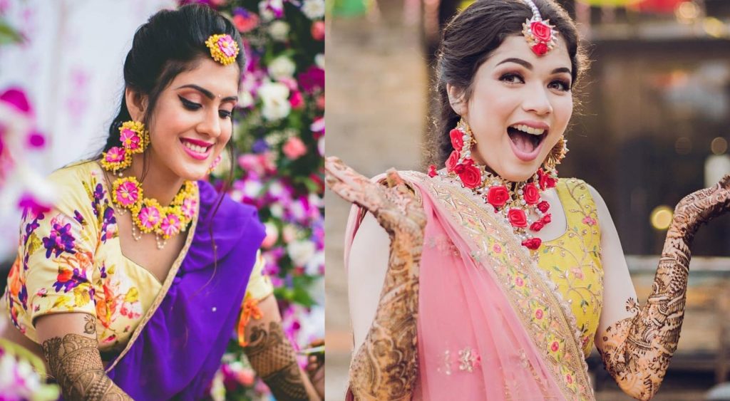10 Ways To Wear Floral Jewellery For Brides