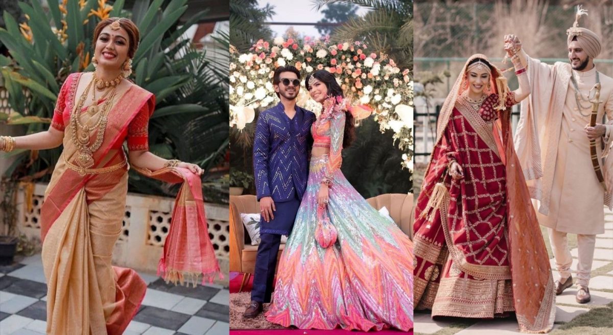 Mix And Match Outfit Ideas For Unique Bridal Look