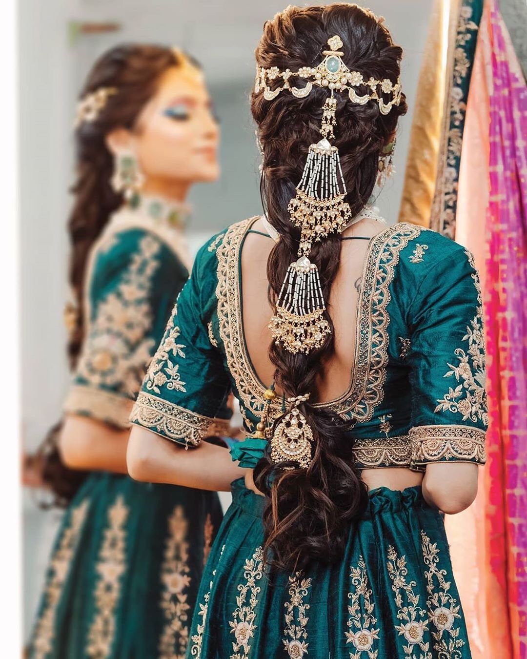 latest Pakistani Bridal Hairstyles 2017 For Girlslatest Bridal Hairstyles  2017 For Pakistani  Indian Girls  FashionGlint