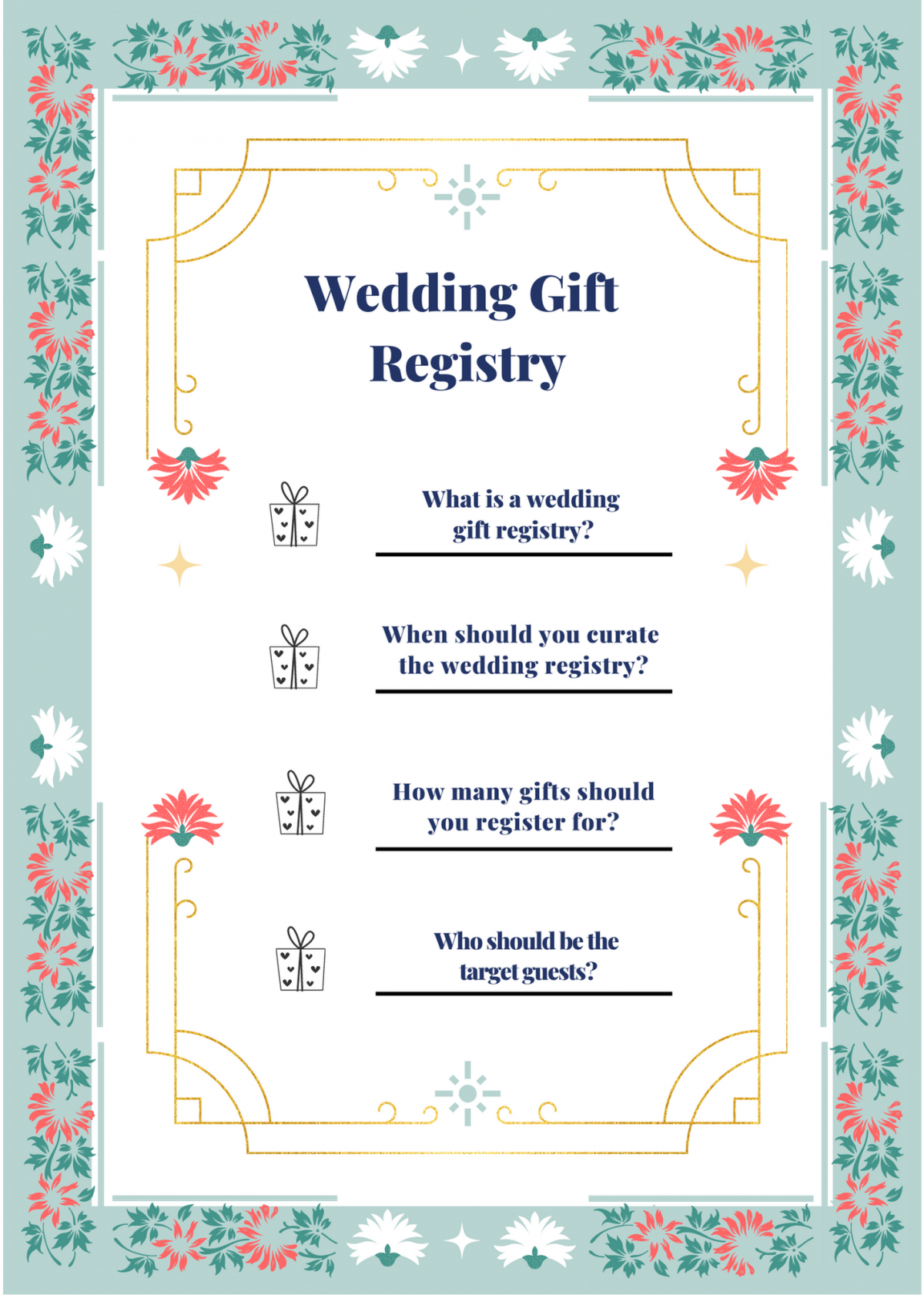 Wedding Gift Registry In Indian Weddings – Is It A Good Trend To Follow?
