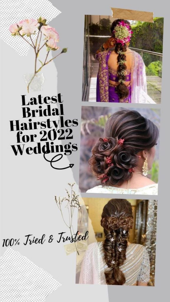 6 LATEST HAIRSTYLES || 6 BRIDAL HAIRSTYLES || PARTY HAIRSTYLES || INDIAN  HAIRSTYLES || FRONT HAIRDO - YouTube