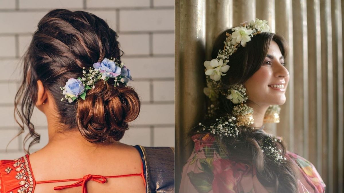 Blooming Beautiful: 20+  Floral Bridal Hairstyles That You Must Save!