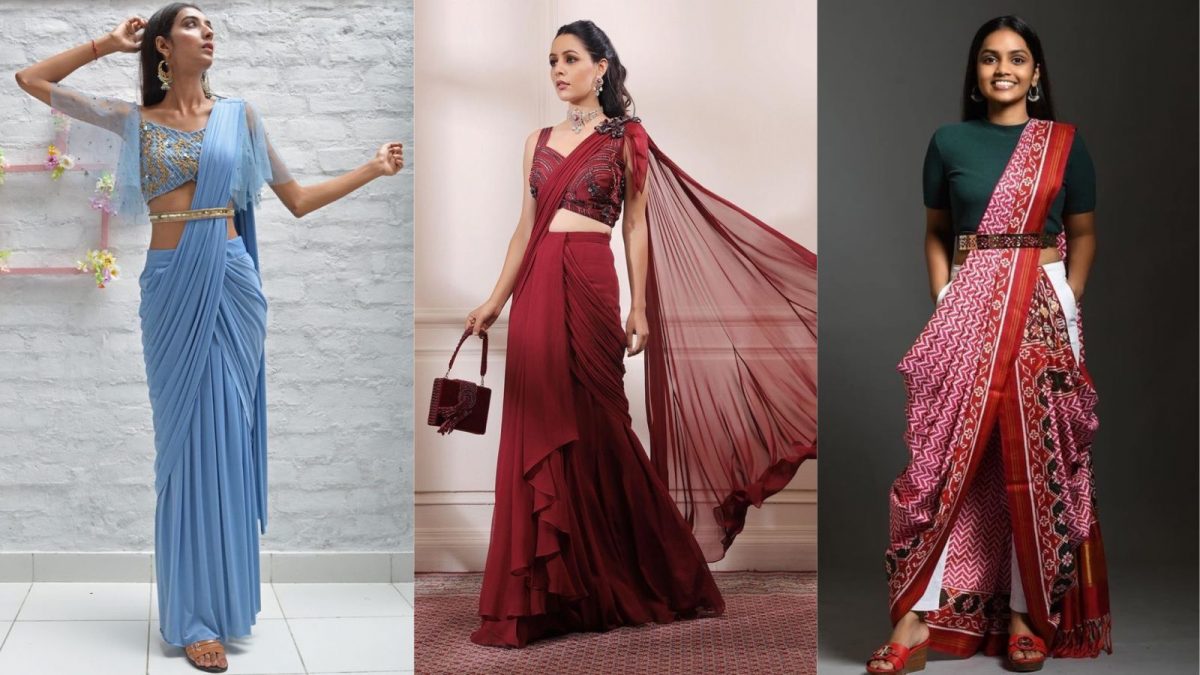 15+ Gorgeous And Unique Bridal Saree Draping Styles For Indian Brides