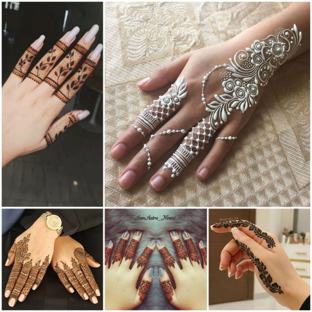 Go Simple At Your Engagement With These Finger Mehndi Designs