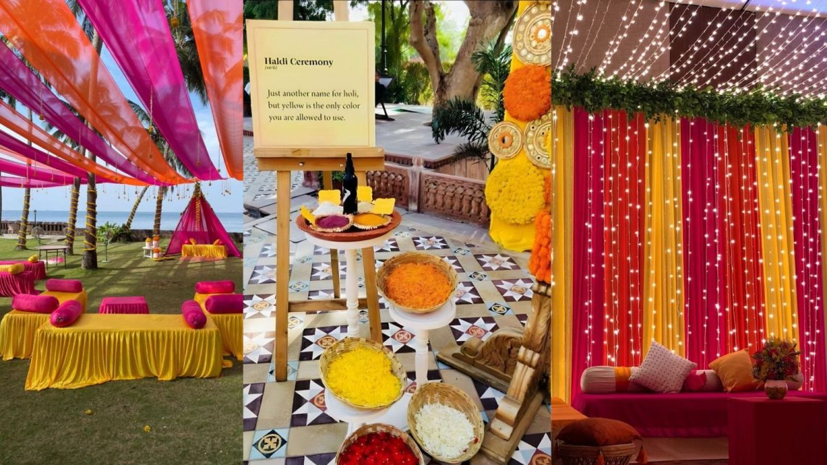 Inspiring 15 Haldi Decor Ideas for A Festive Indian Wedding That You Cannot Miss!